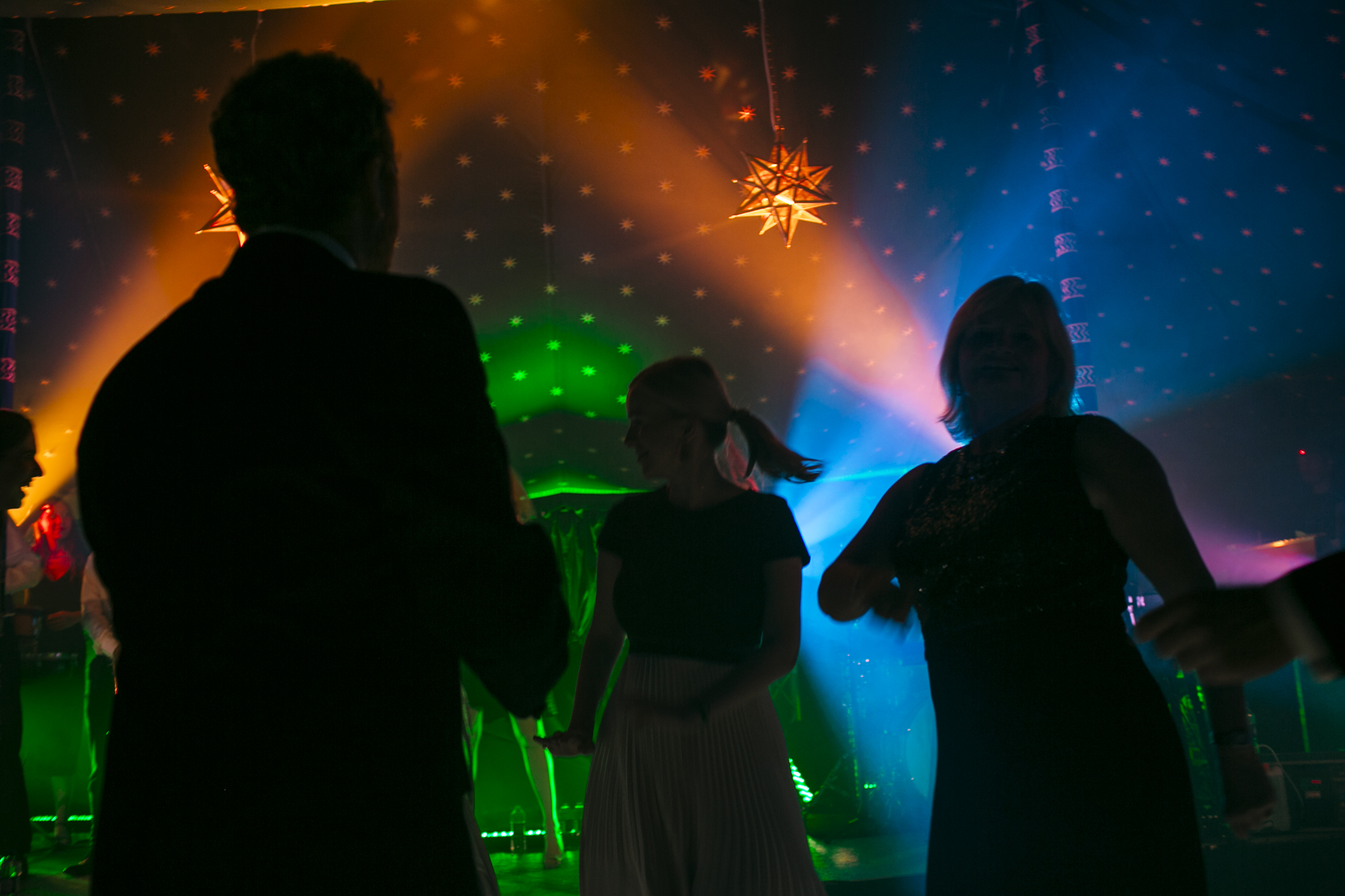 Dance party on wedding day. Time to dance at the wedding venue by Elene Photography
